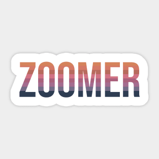 Zoomer Sticker